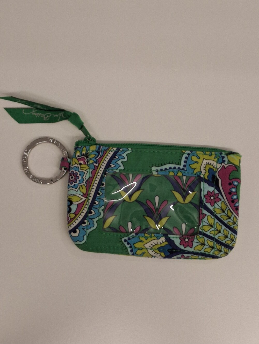VERA BRADLEY Green Wallet/ID Holder